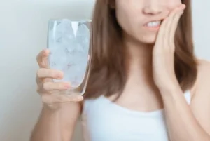 Broken Front Tooth sensitivity to cold