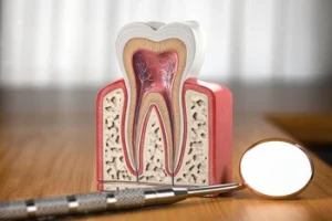 tooth model showing parts